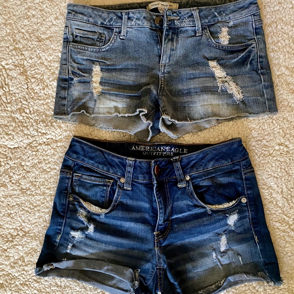 Bundle of cutoff shorts